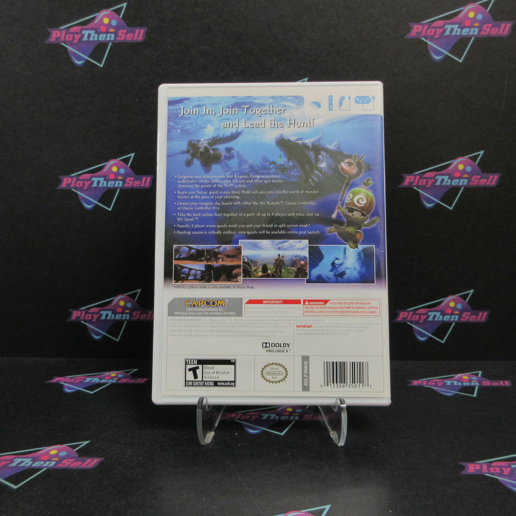 Monster Hunter 3 Tri Nintendo Wii Complete - Excellent