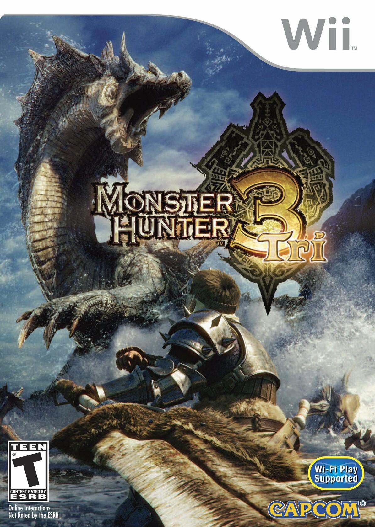 Monster Hunter 3 Tri Nintendo Wii Complete - Excellent