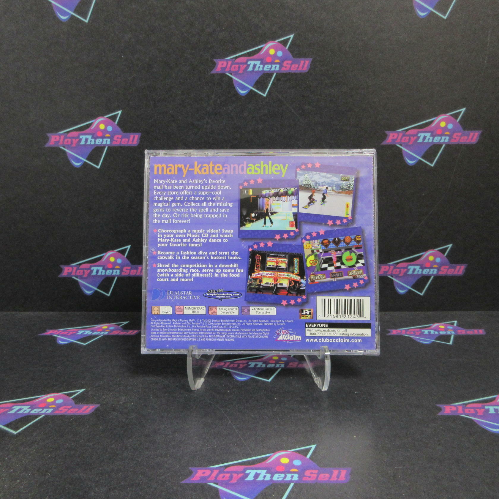 Mary Kate & Ashley Magical Mystery Mall PS1 + Reg Card Complete - Excellent
