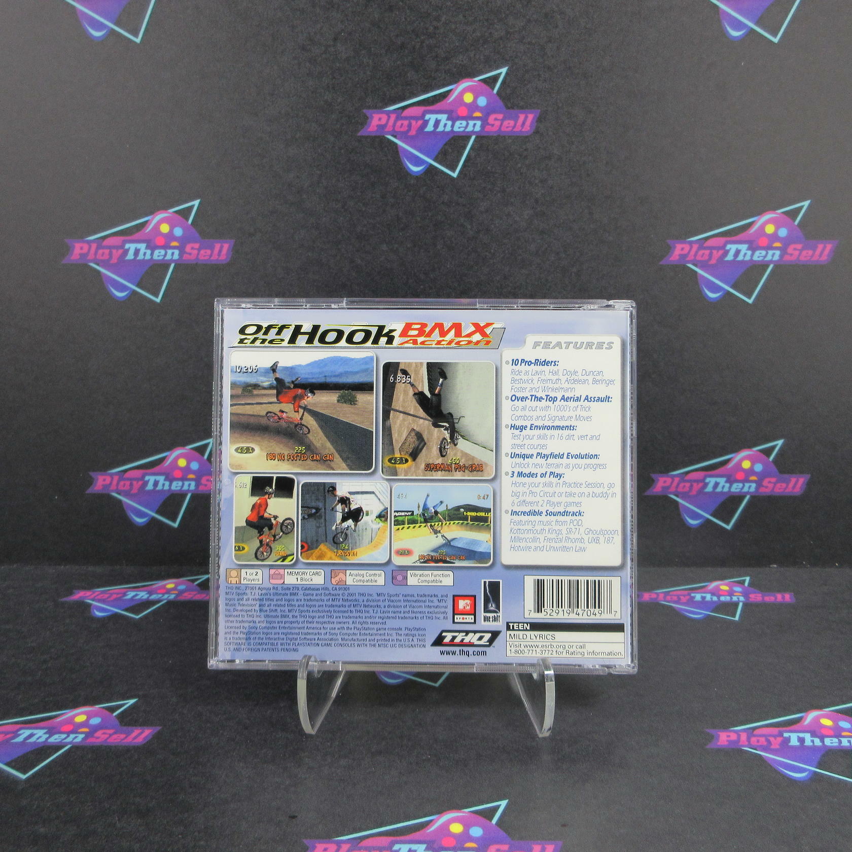 MTV Sports TJ Lavin's Ultimate BMX PS1 PlayStation 1 Complete - Excellent