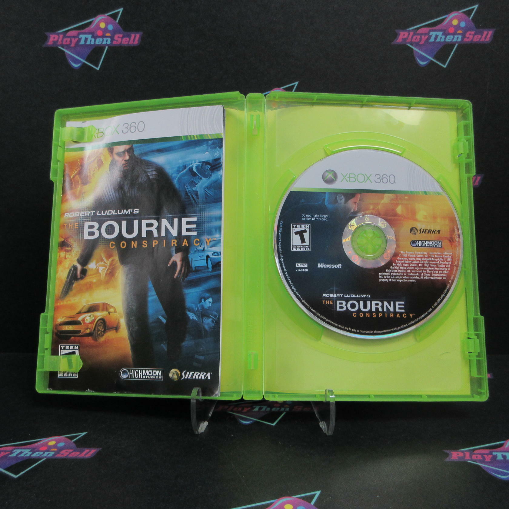 The Bourne Conspiracy Xbox 360 AD/MD Complete CIB - Very Good