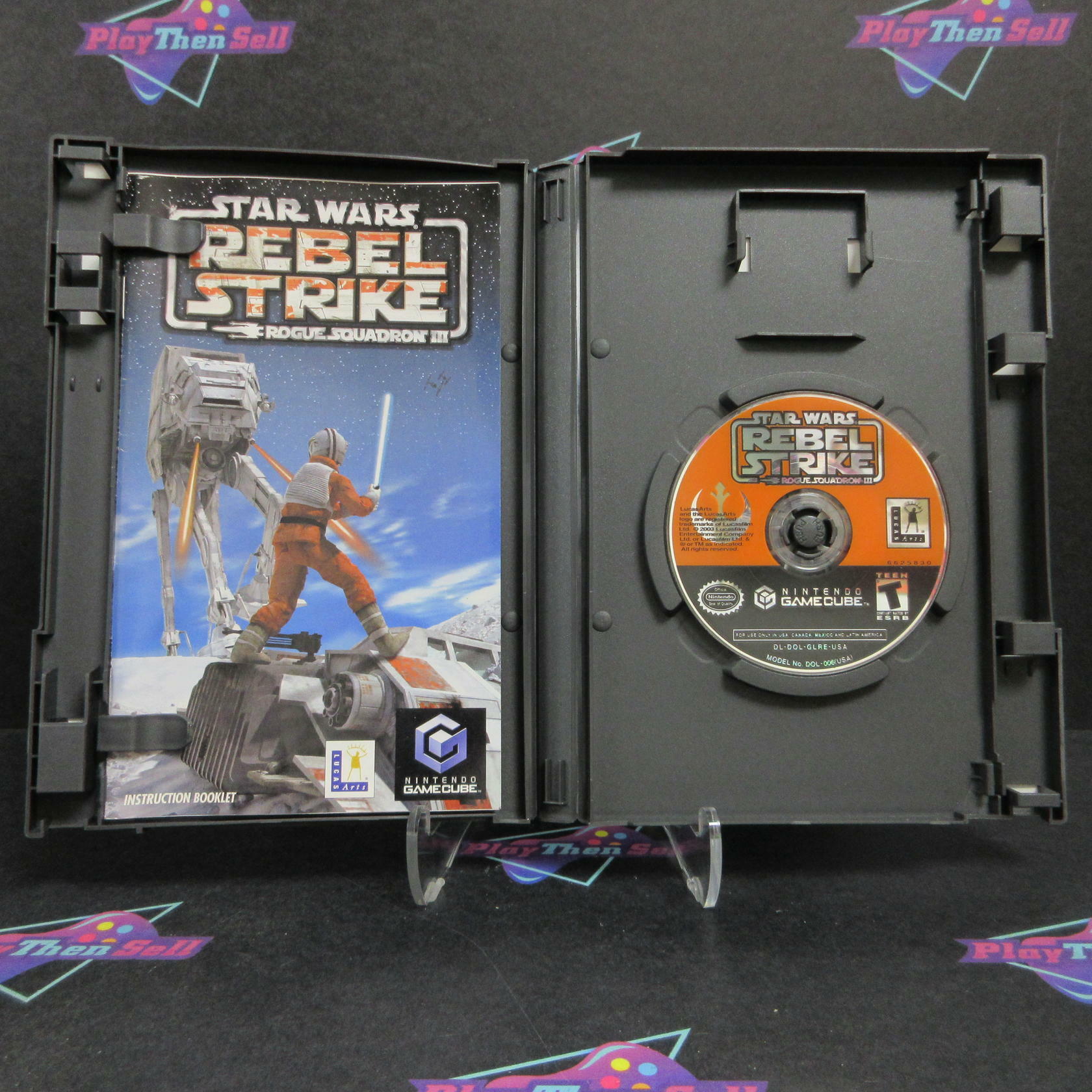 Star Wars Rogue Squadron III Rebel Strike Nintendo GameCube Complete - Refurbished
