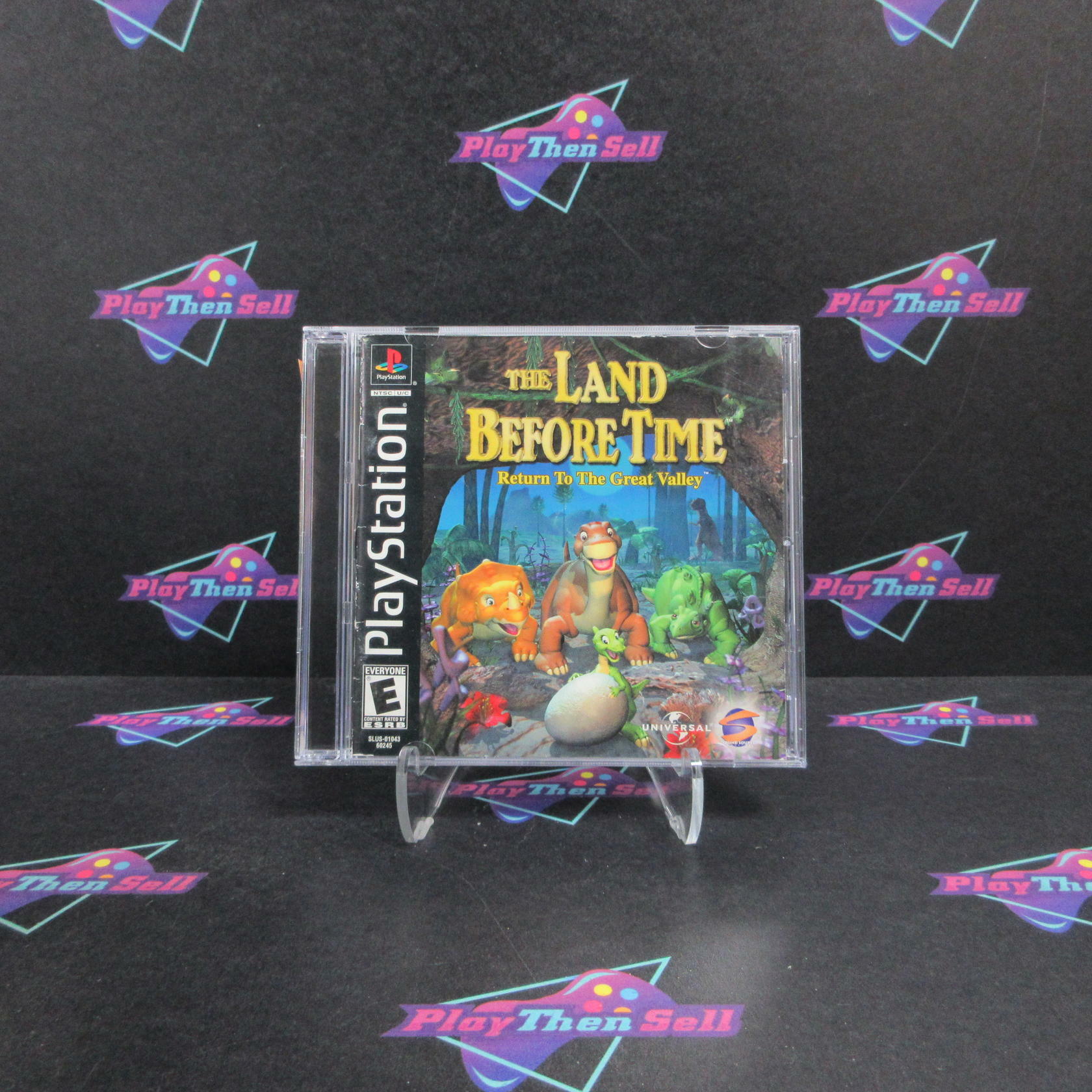 The Land Before Time Return to the Great Valley PS1 PlayStation 1 AD No Back Art - Very Good