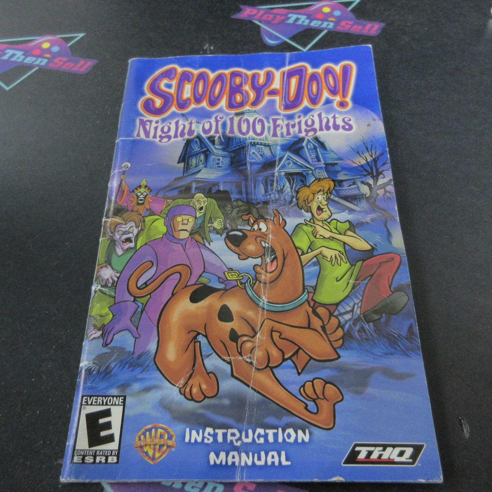 Scooby-Doo Night of 100 Frights PS2 PlayStation 2 AD/MD Complete CIB - Very Good