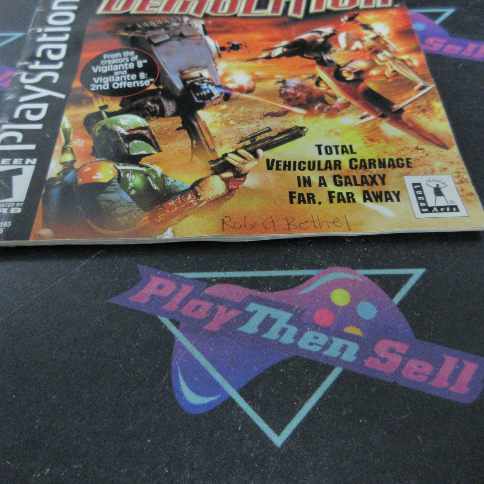 Star Wars Demolition PS1 PlayStation 1 MD Complete CIB - Very Good