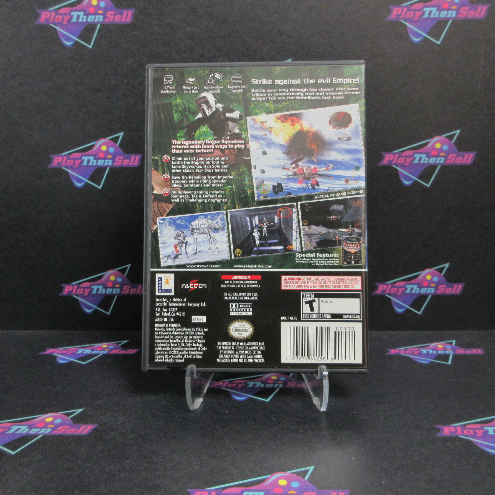 Star Wars Rogue Squadron III Rebel Strike Nintendo GameCube Complete - Refurbished