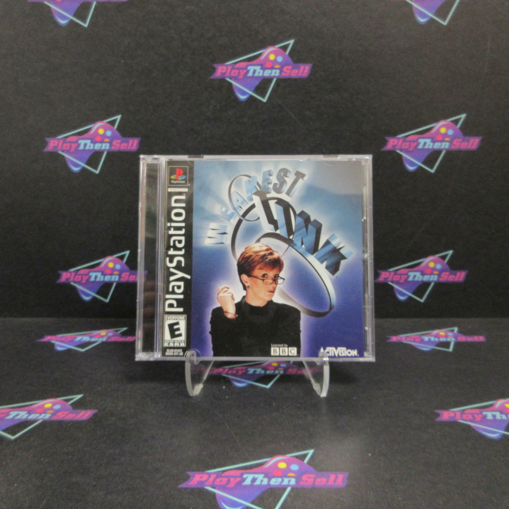 The Weakest Link PS1 PlayStation 1 AD + Reg Card No Back Art - Very Good