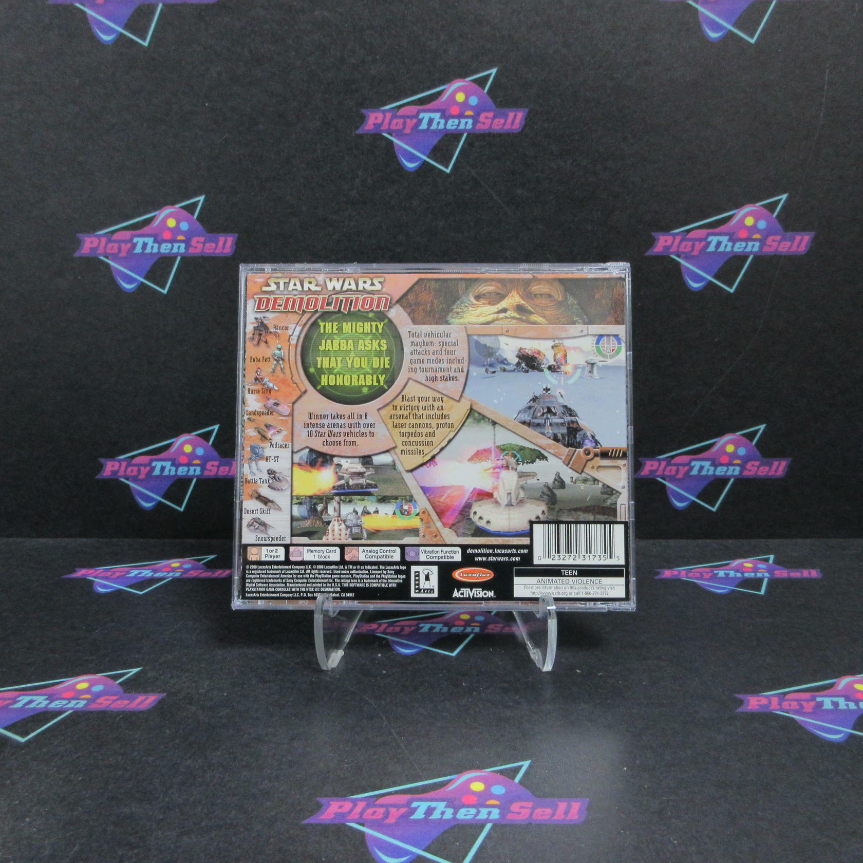 Star Wars Demolition PS1 PlayStation 1 MD Complete CIB - Very Good