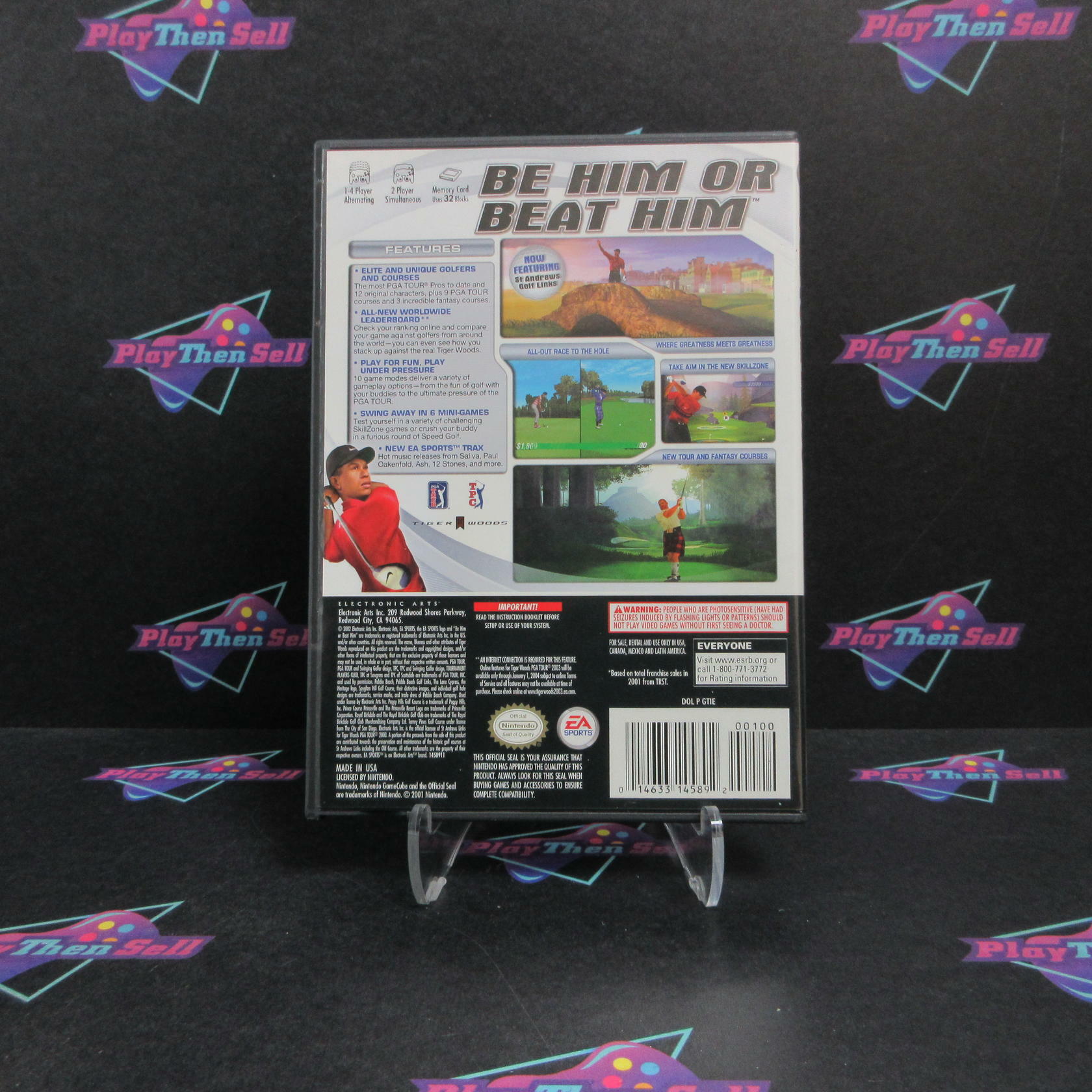 Tiger Woods PGA Tour 2003 Nintendo GameCube Complete - Refurbished