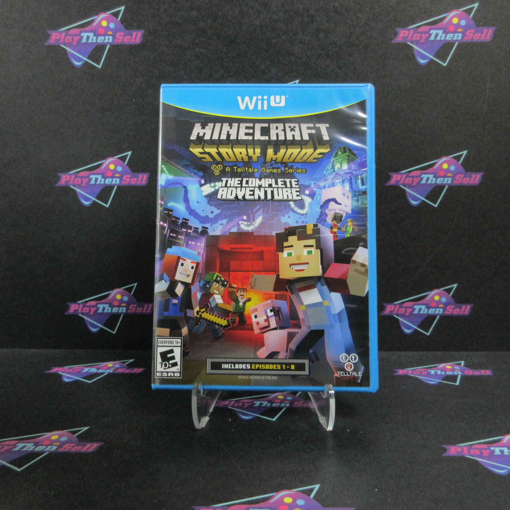 Minecraft Story Mode The Complete Adventure Nintendo Wii U Complete - Refurbished