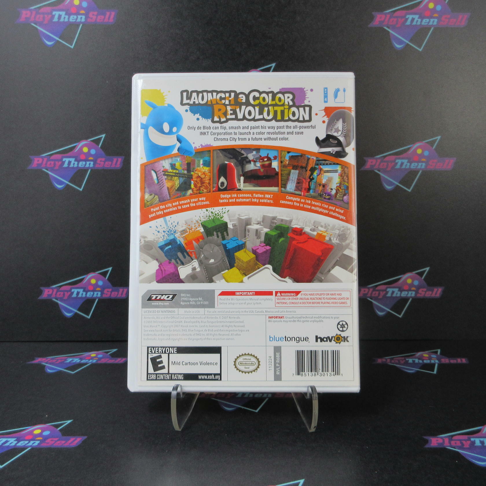 De Blob Nintendo Wii Complete - Excellent