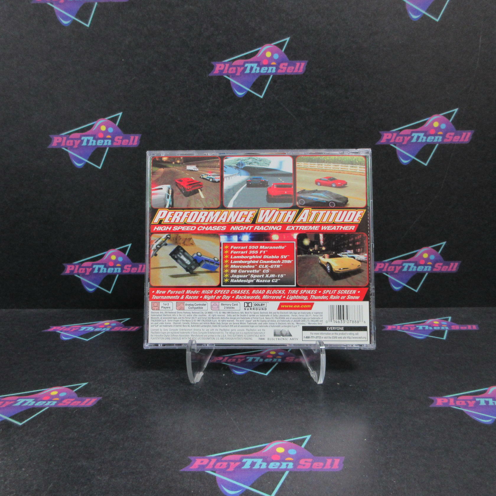 Need for Speed 3 Hot Pursuit PlayStation 1 GH + Reg Card Complete - Excellent