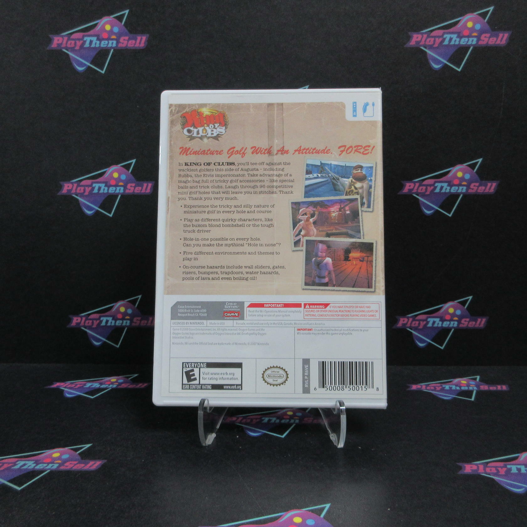 King of Clubs Nintendo Wii Complete - Excellent