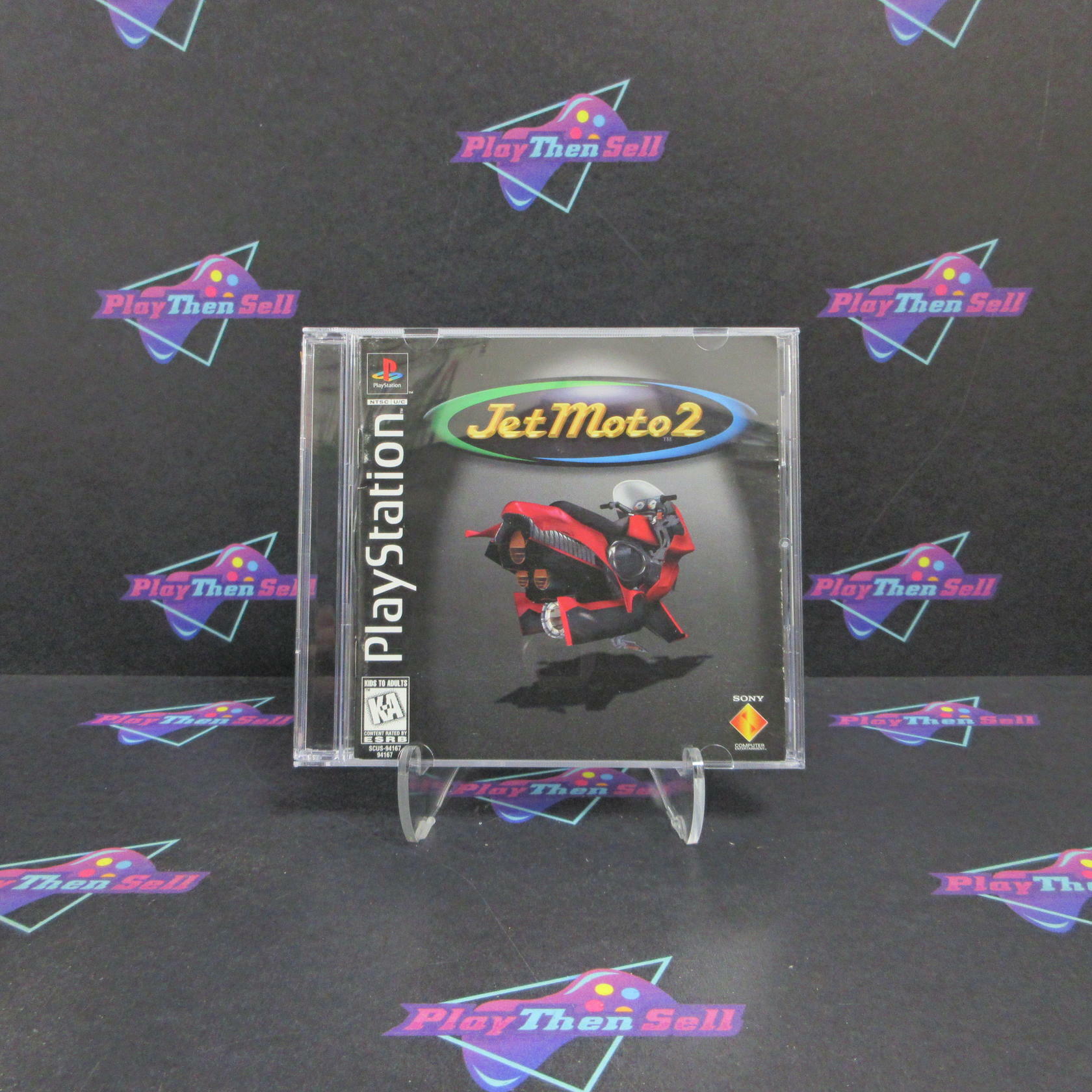 Jet Moto 2 PS1 PlayStation 1 - Very Good