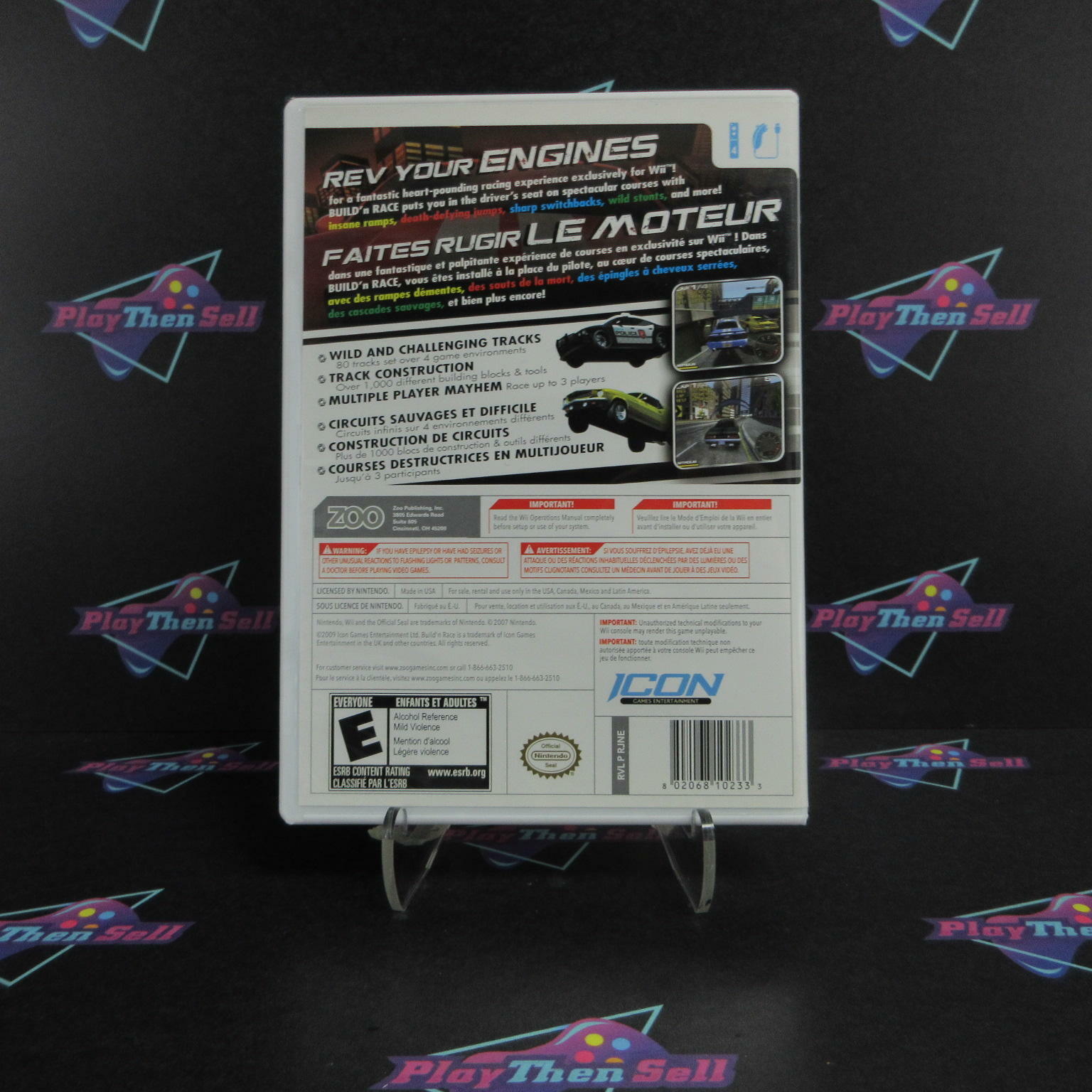 Build N Race Nintendo Wii Complete - Excellent