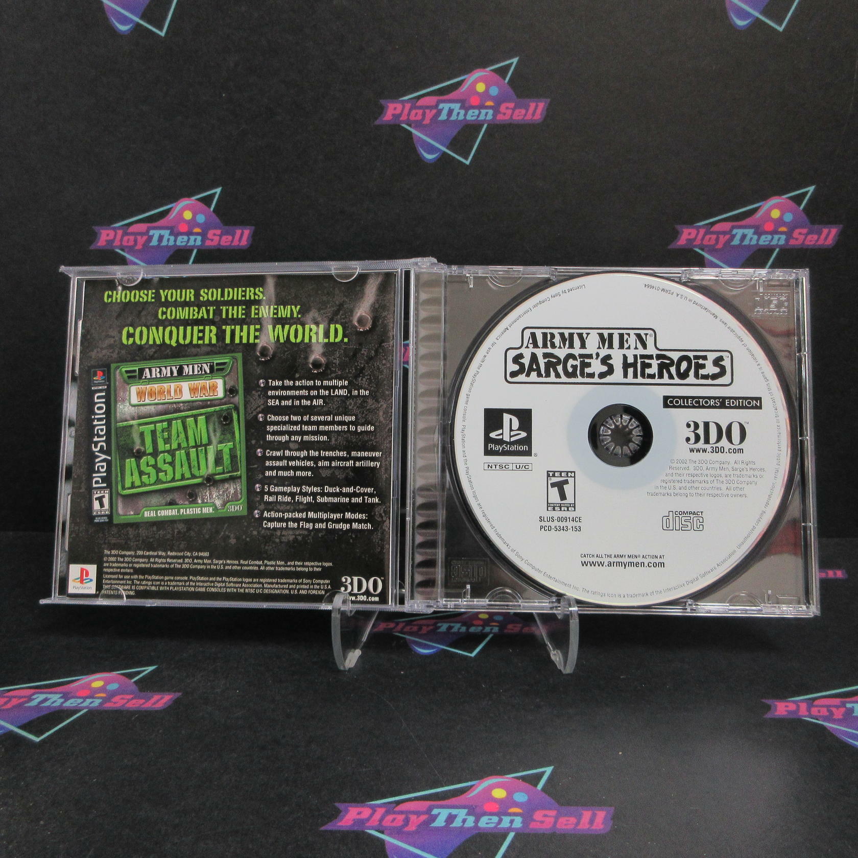 Army Men Gold Collectors Edition PS1 PlayStation 1 Complete - Excellent