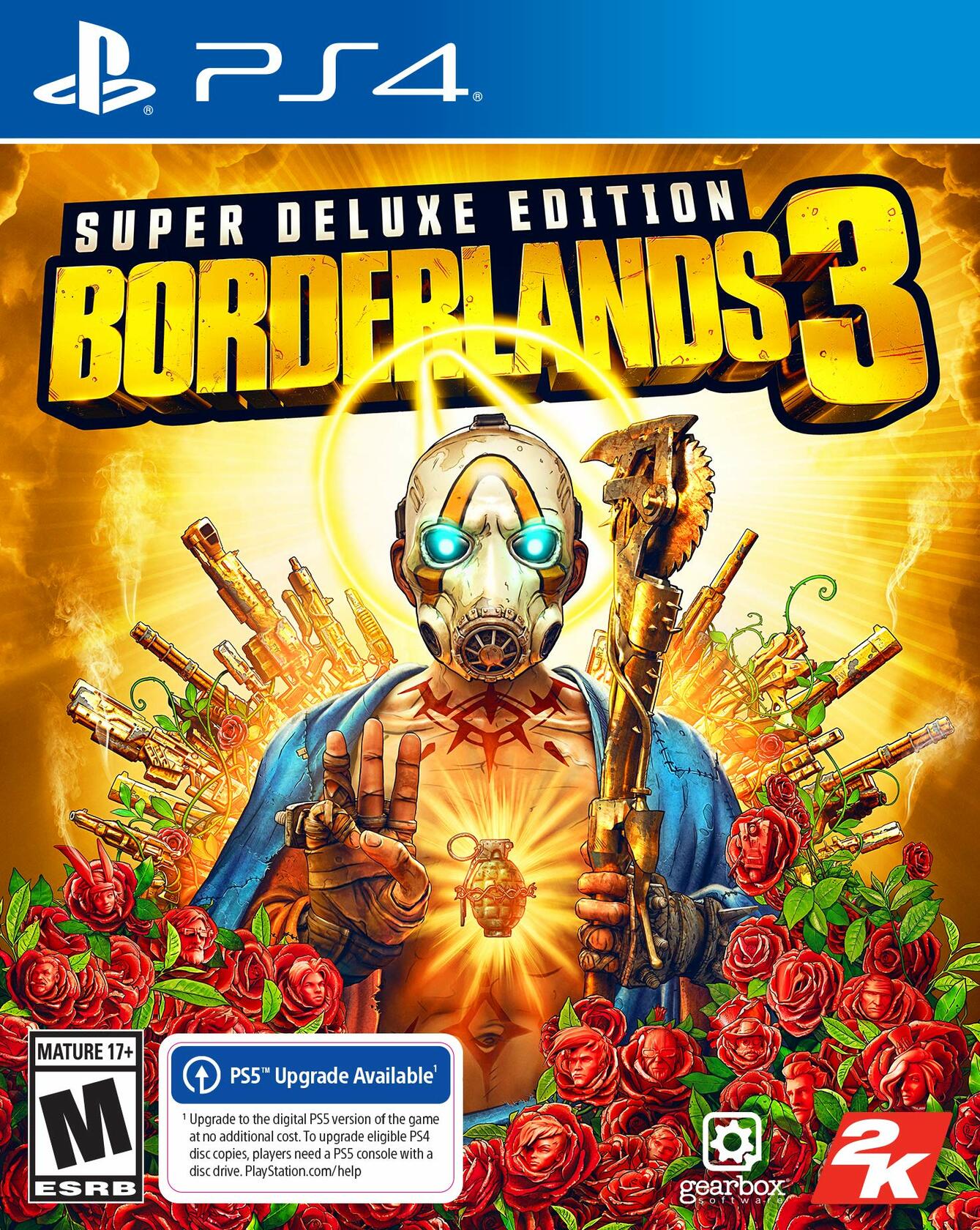 Borderlands 3 Super Deluxe Edition Steelbook PS4 PlayStation 4 + Sleeve - Like New
