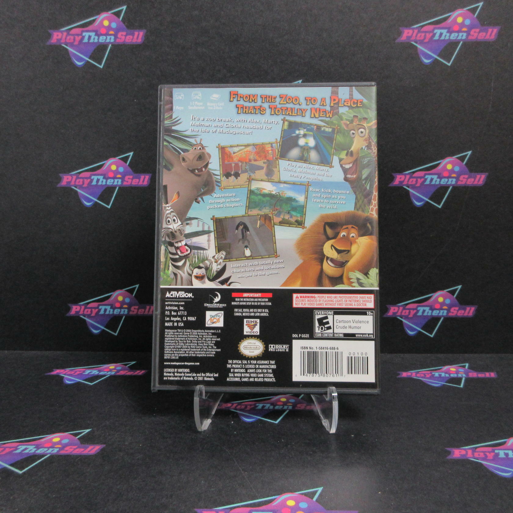 Madagascar Nintendo GameCube Complete - Refurbished