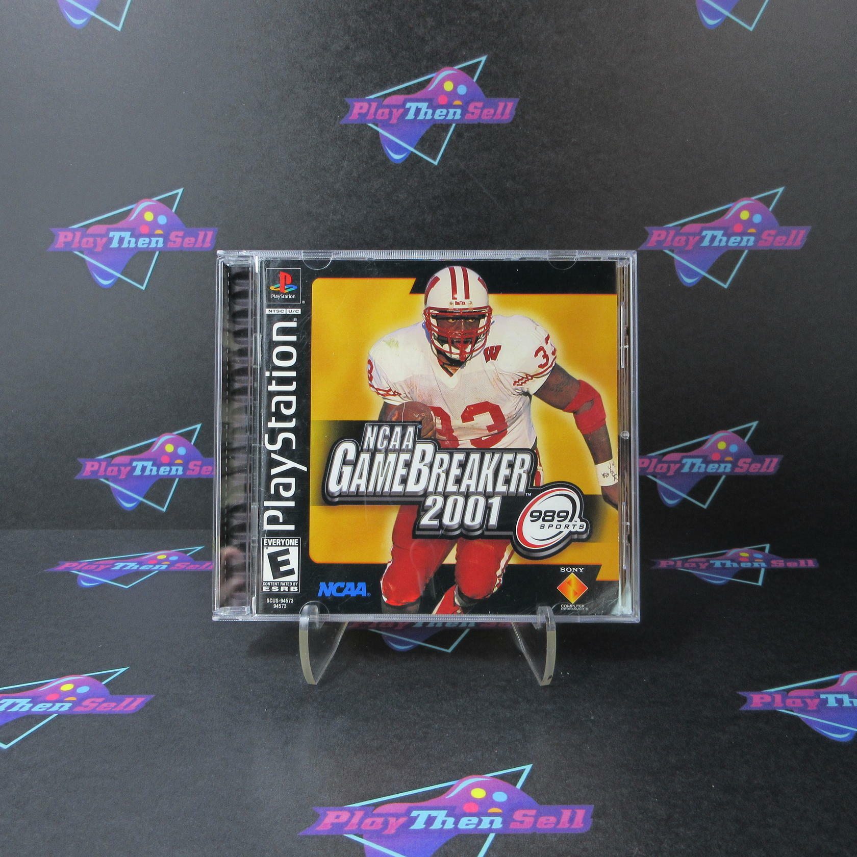 NCAA GameBreaker 2001 PS1 PlayStation 1 + Reg Card Complete - Excellent