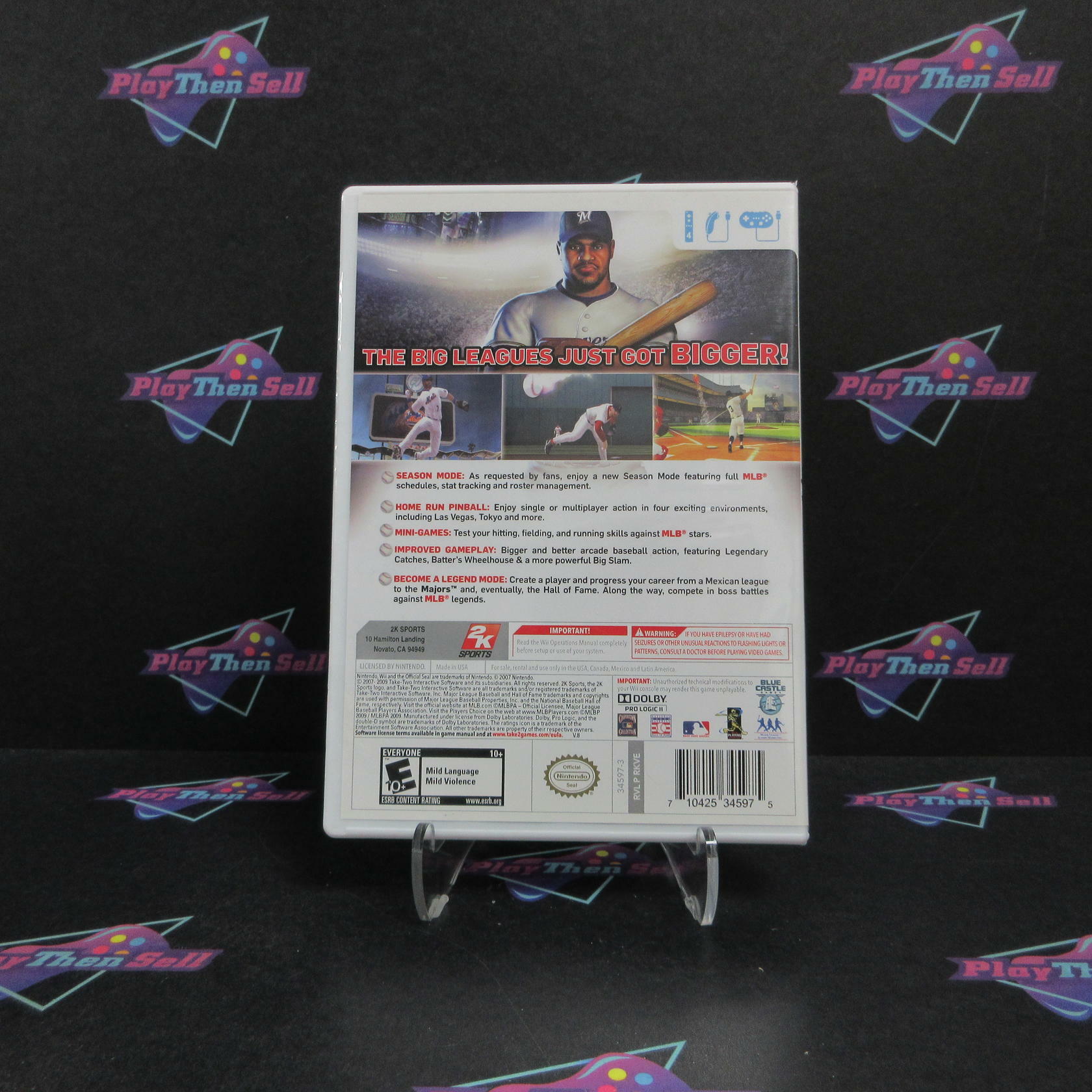 The Bigs 2 Nintendo Wii Complete - Excellent