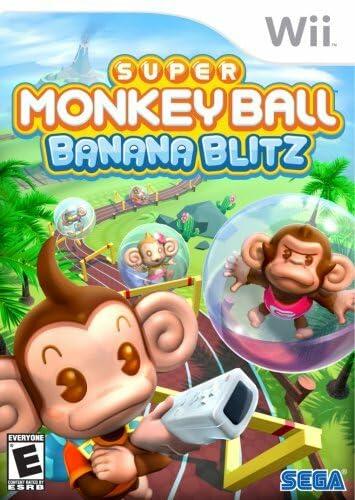 Super Monkey Ball Banana Blitz Nintendo Wii Complete - Excellent