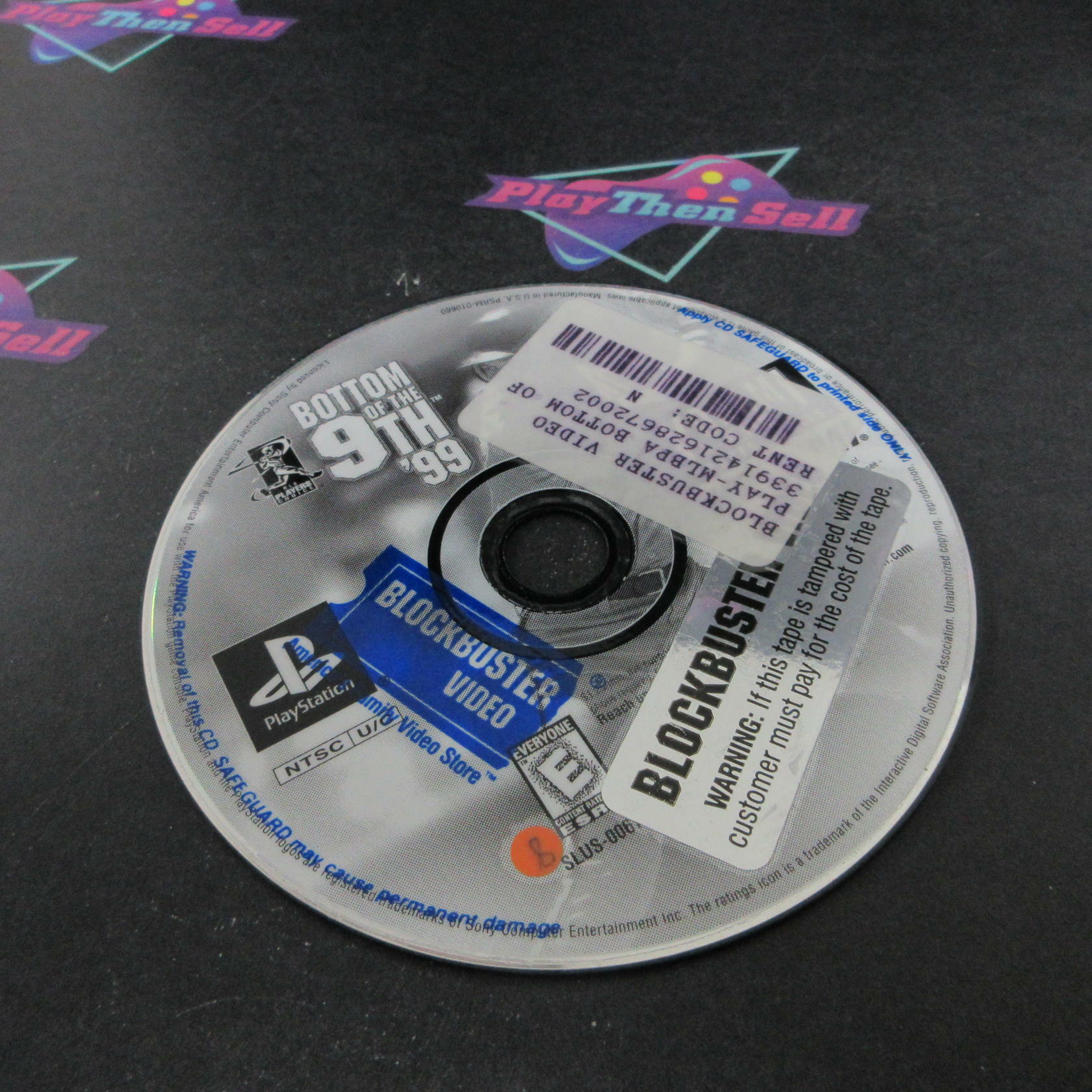 Bottom of the 9th '99 PS1 PlayStation 1 DD + Reg Card Complete CIB - Very Good