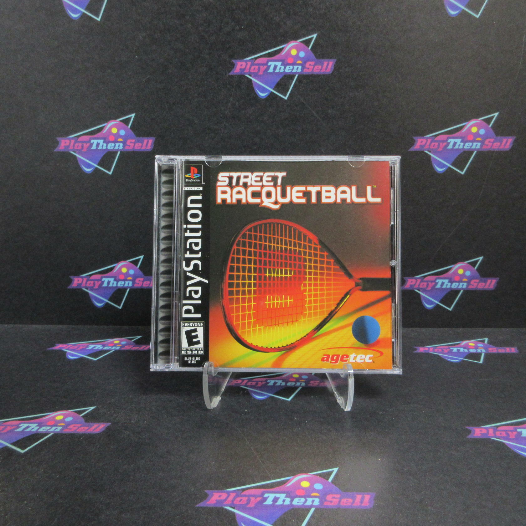 Street Racquetball PS1 Playstation 1 + Reg Card Complete - Excellent