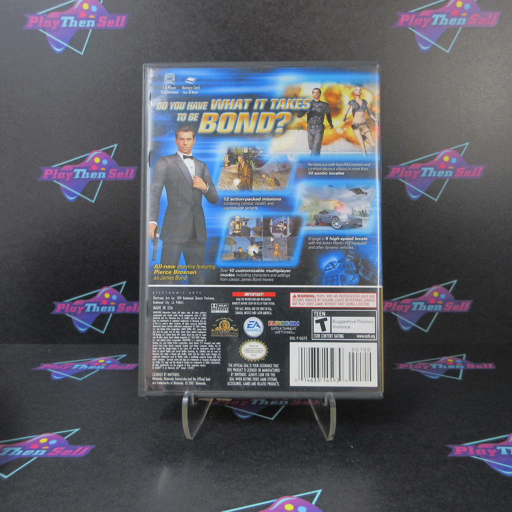 James Bond 007 Nightfire Players Choice Nintendo GameCube Complete - Refurbished