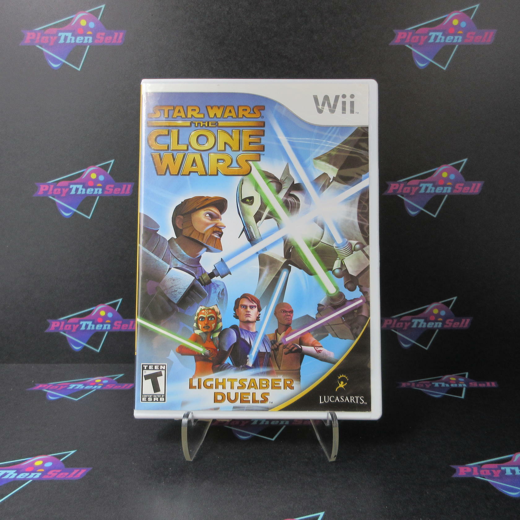 Star Wars the Clone Wars Lightsaber Duels Nintendo Wii Complete - Excellent