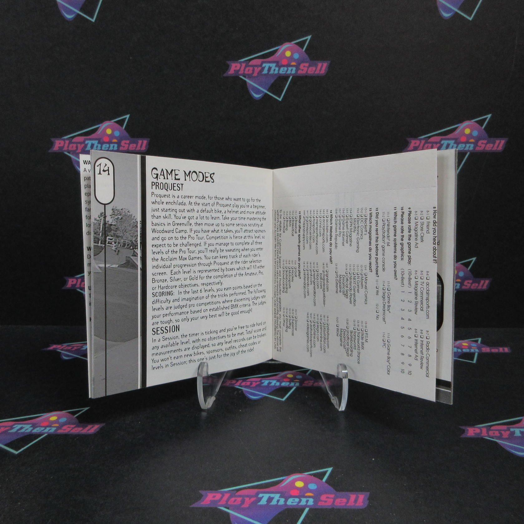 Dave Mirra Freestyle BMX PS1 PlayStation 1 + Reg Card Complete - Excellent