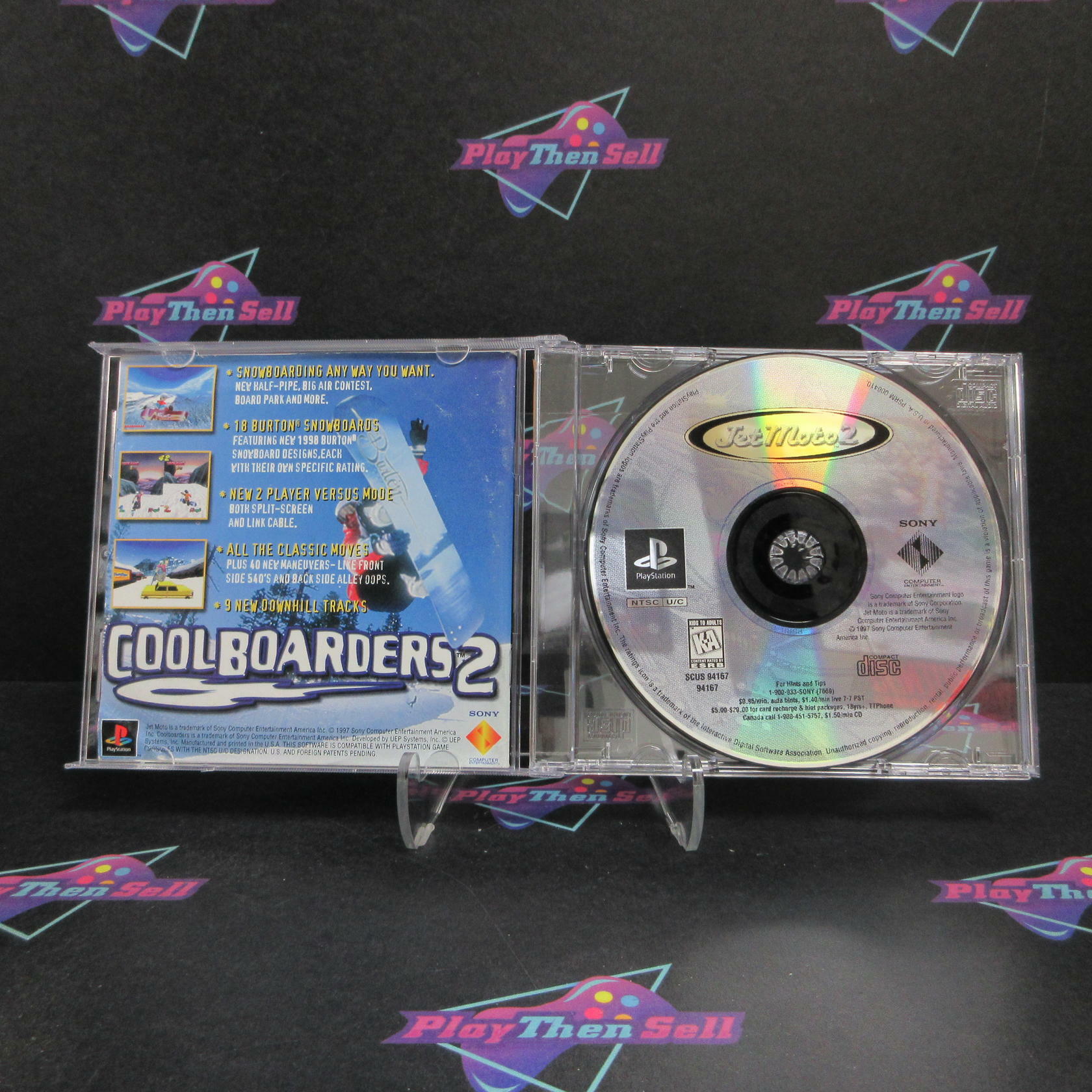 Jet Moto 2 PS1 PlayStation 1 - Very Good