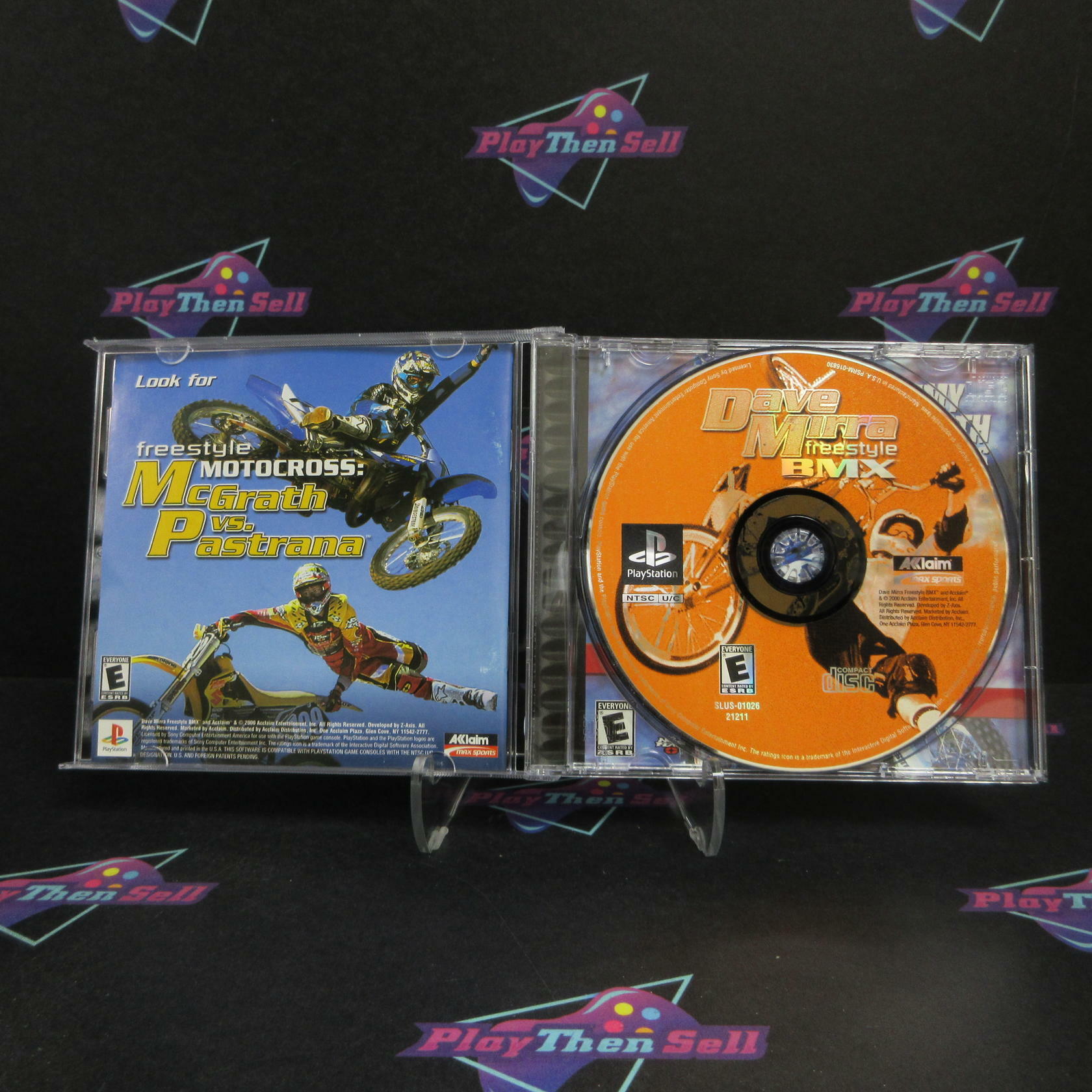 Dave Mirra Freestyle BMX PS1 PlayStation 1 + Reg Card Complete - Excellent