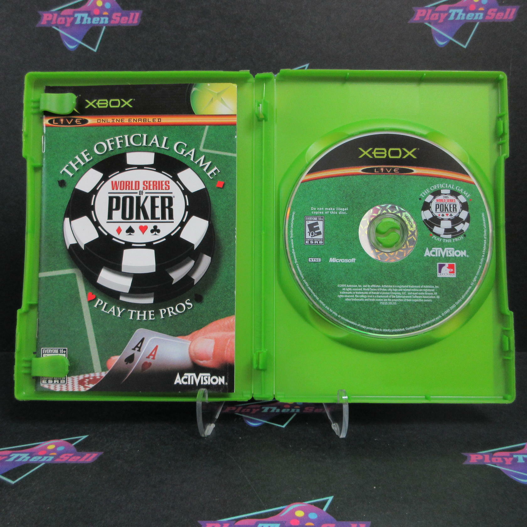 World Series of Poker Xbox + Reg Card Complete - Excellent