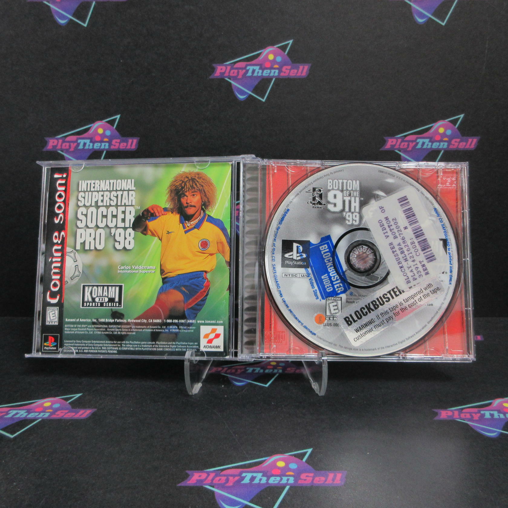 Bottom of the 9th '99 PS1 PlayStation 1 DD + Reg Card Complete CIB - Very Good