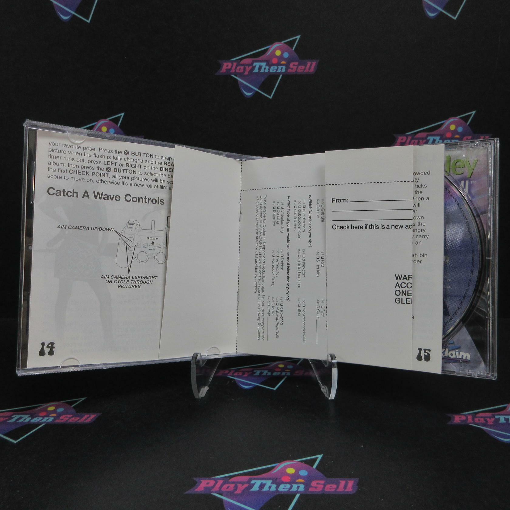 Mary Kate & Ashley Magical Mystery Mall PS1 + Reg Card Complete - Excellent
