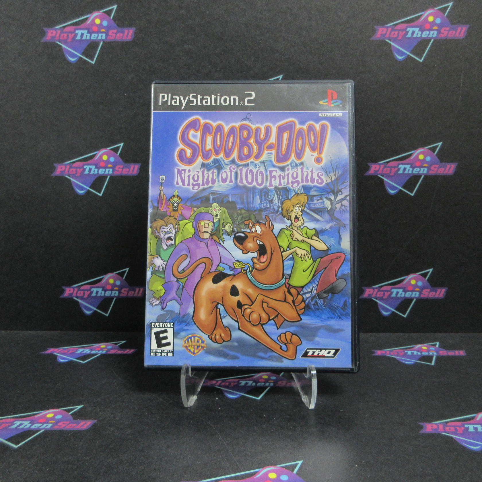 Scooby-Doo Night of 100 Frights PS2 PlayStation 2 AD/MD Complete CIB - Very Good