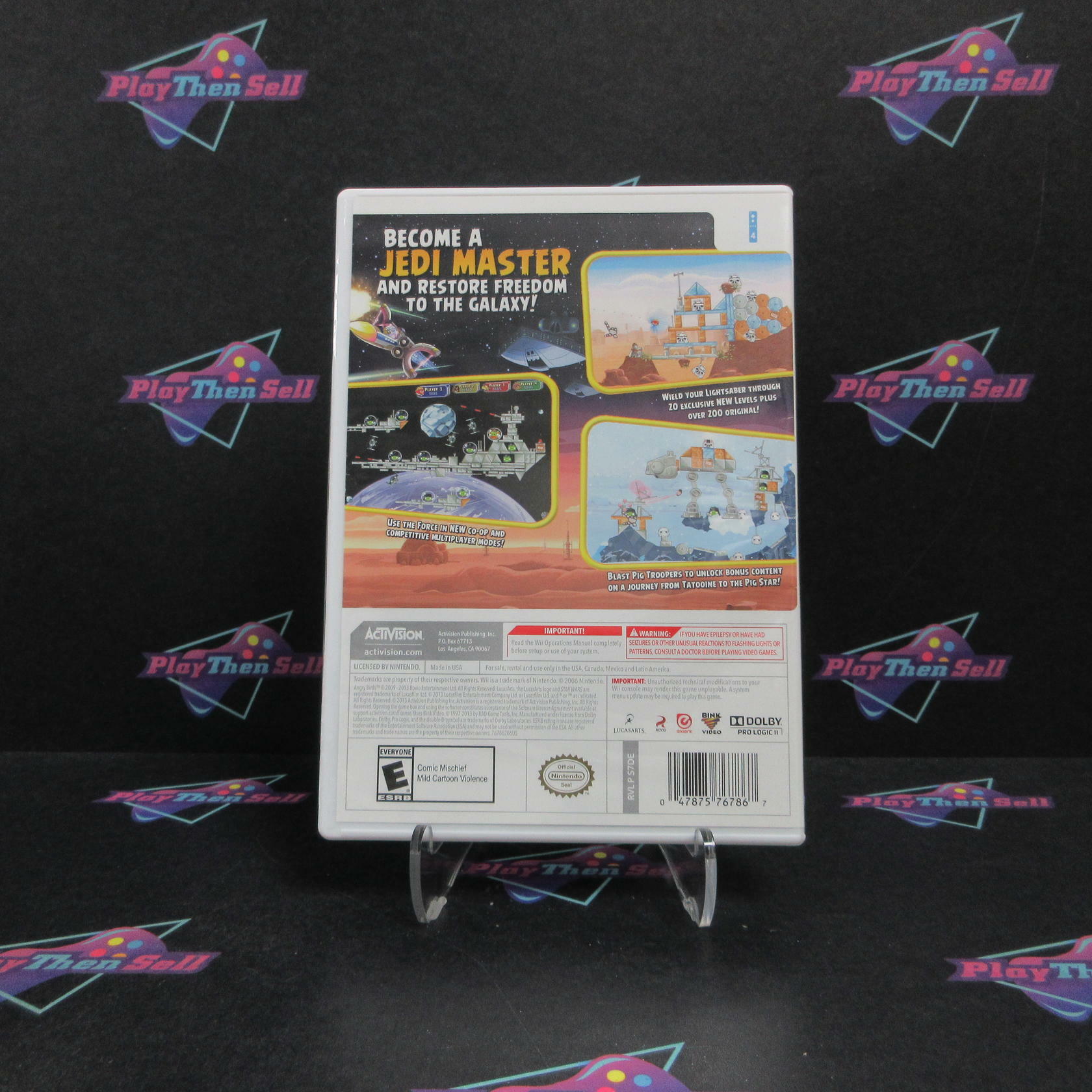 Angry Birds Star Wars Nintendo Wii Complete - Excellent