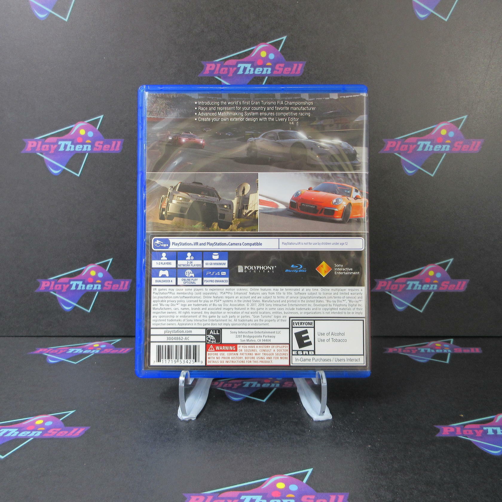 Gran Turismo Sport PS4 PlayStation 4 PlayStation Hits Complete - Excellent