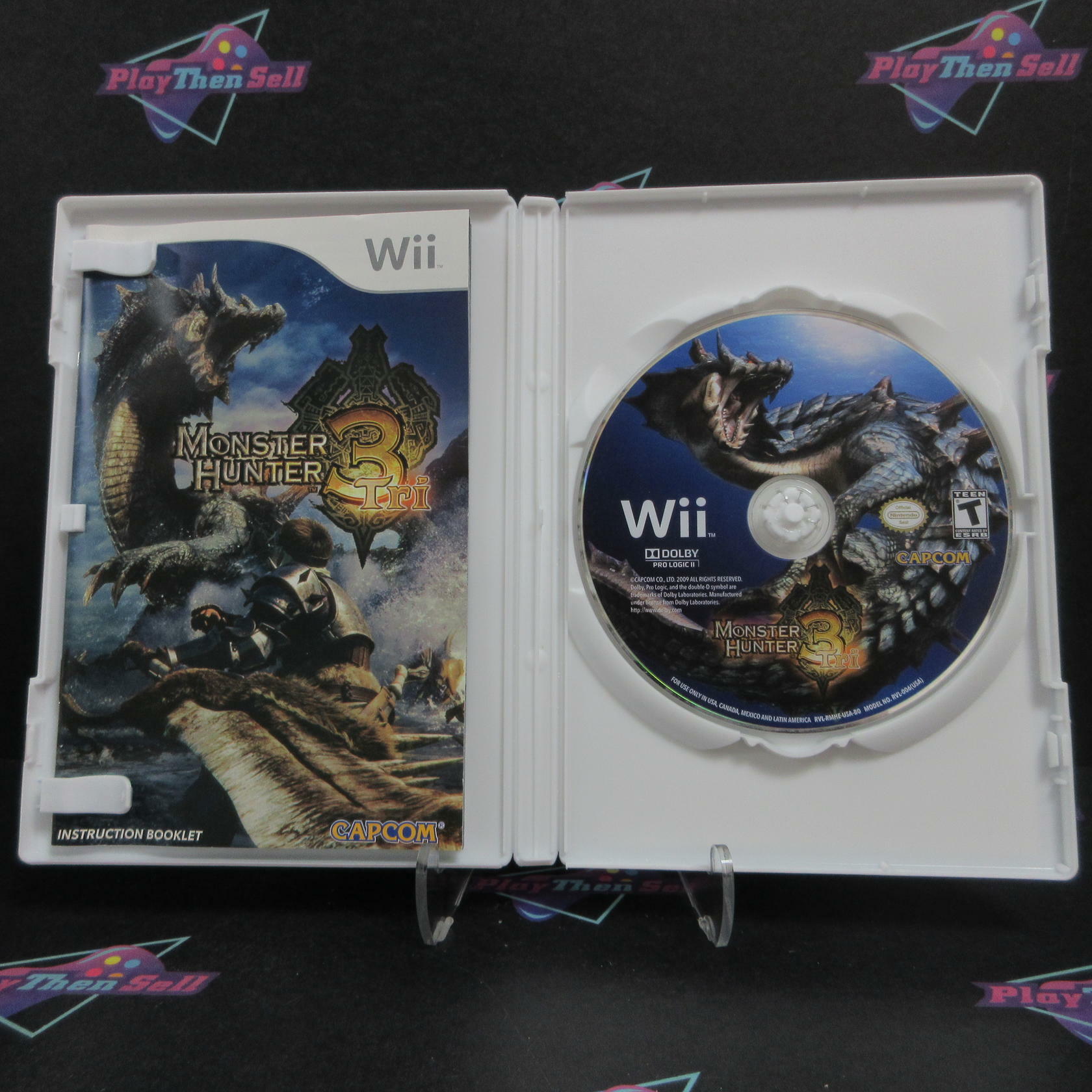 Monster Hunter 3 Tri Nintendo Wii Complete - Excellent