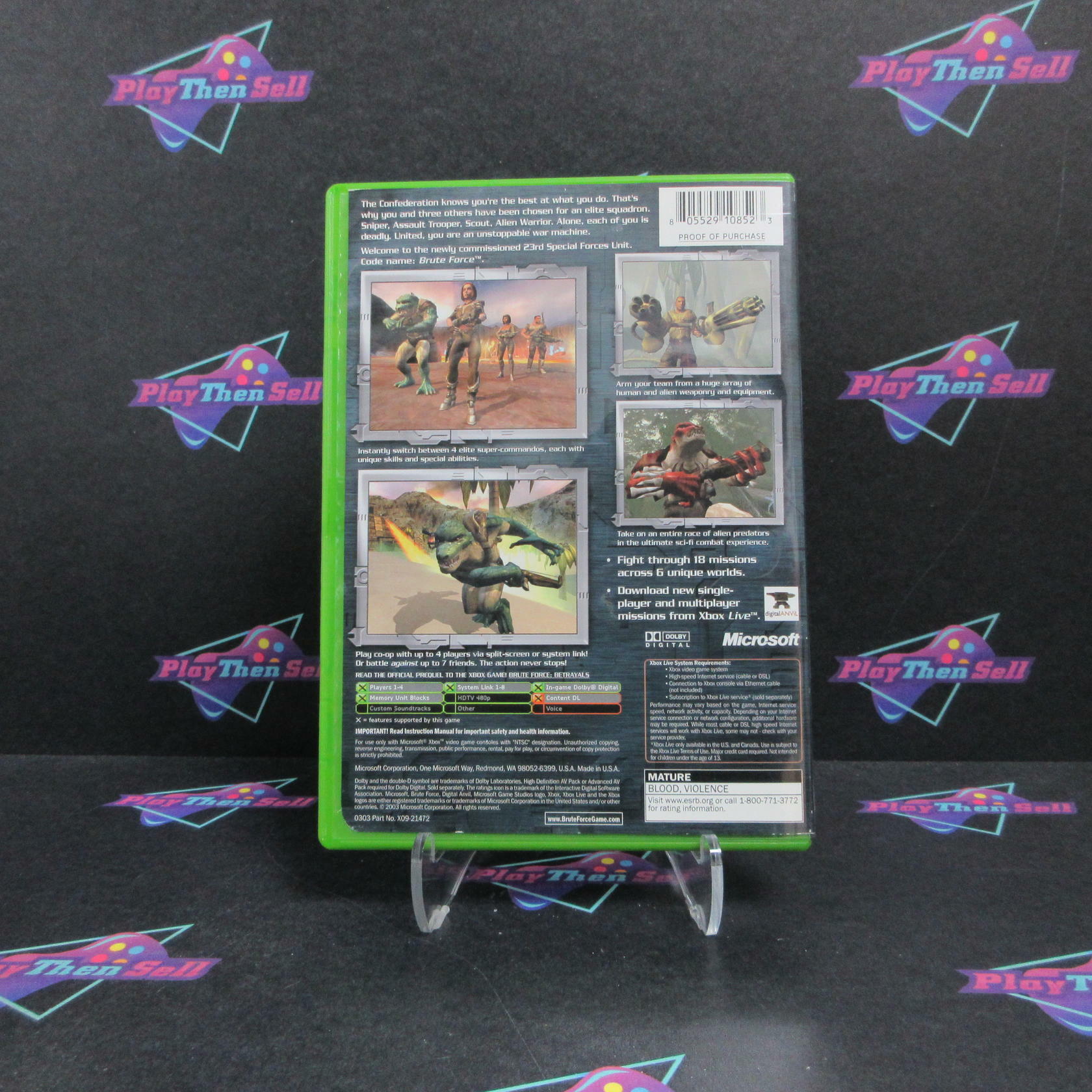 Brute Force Xbox AD/DD Complete CIB - Very Good