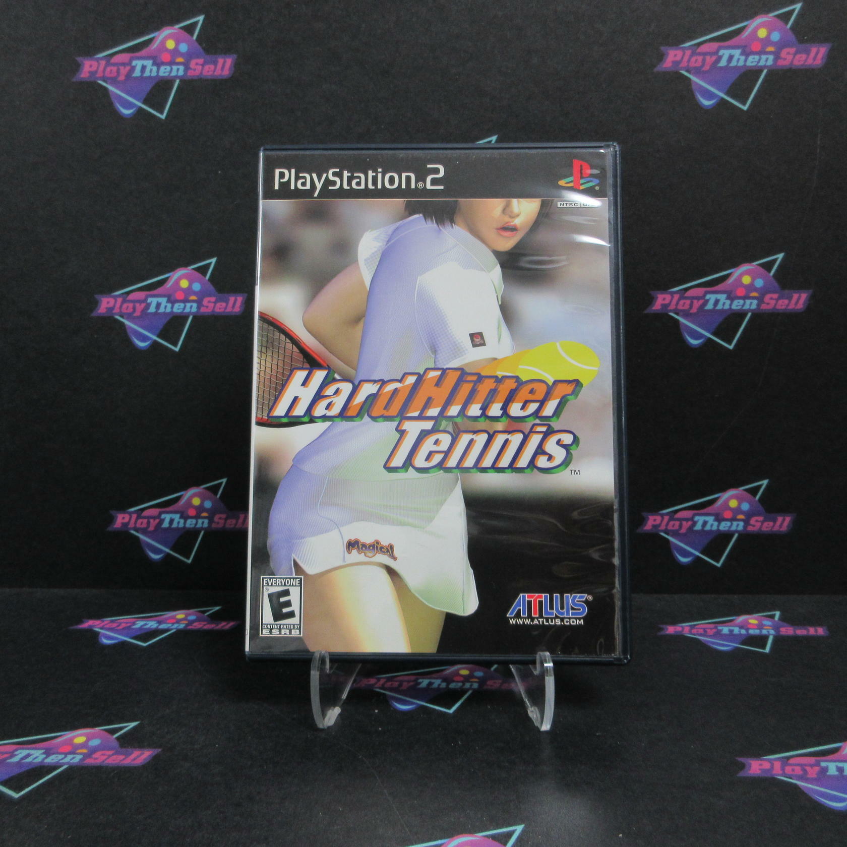 Hard Hitter Tennis PS2 PlayStation 2 DD + Reg Card Complete CIB - Very Good