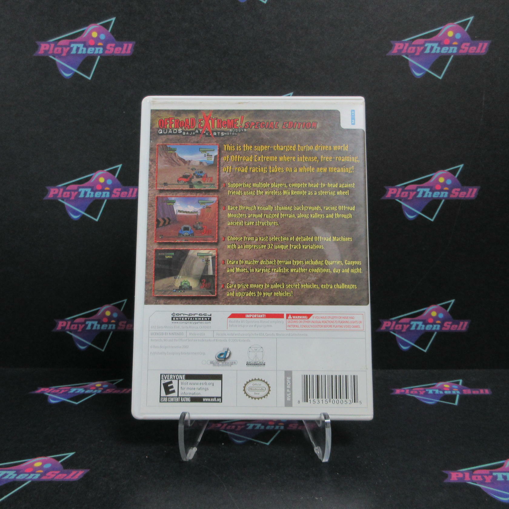 Off Road Extreme Special Edition Nintendo Wii AD Complete CIB - Very Good