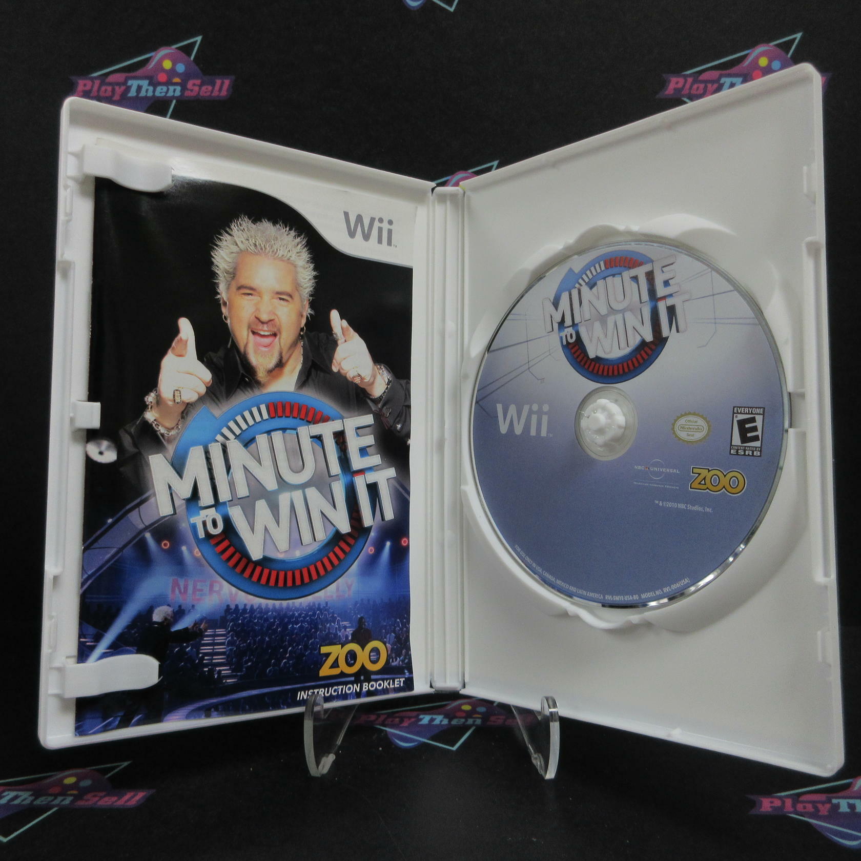Minute To Win It Nintendo Wii AD Complete CIB - Very Good