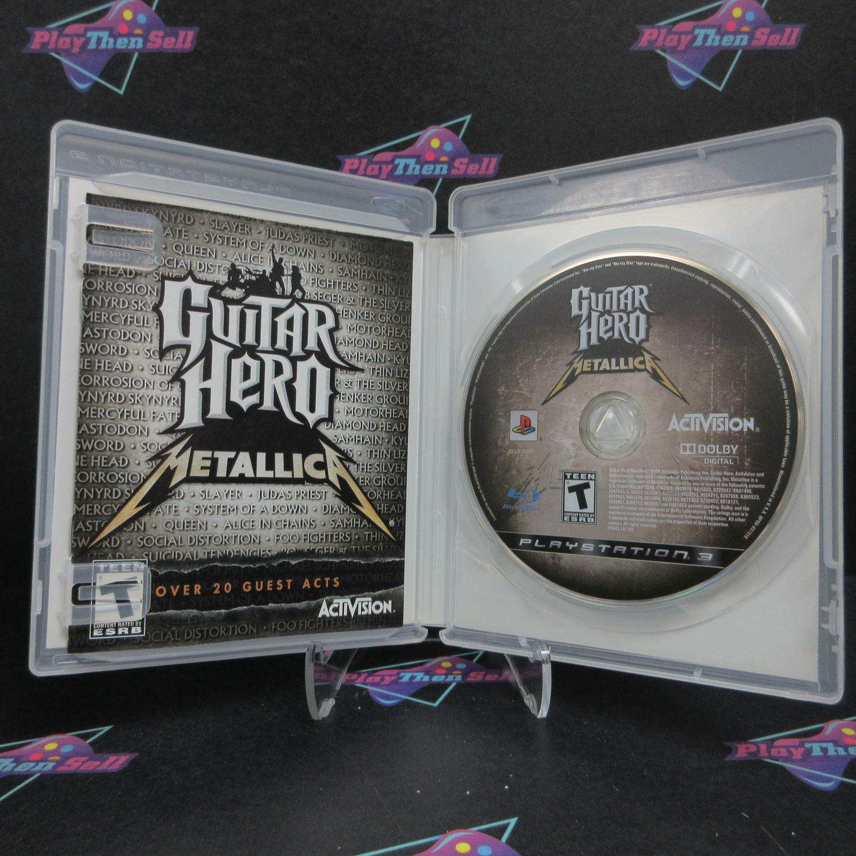 Guitar Hero Metallica PS3 PlayStation 3 AD Complete CIB - Very Good
