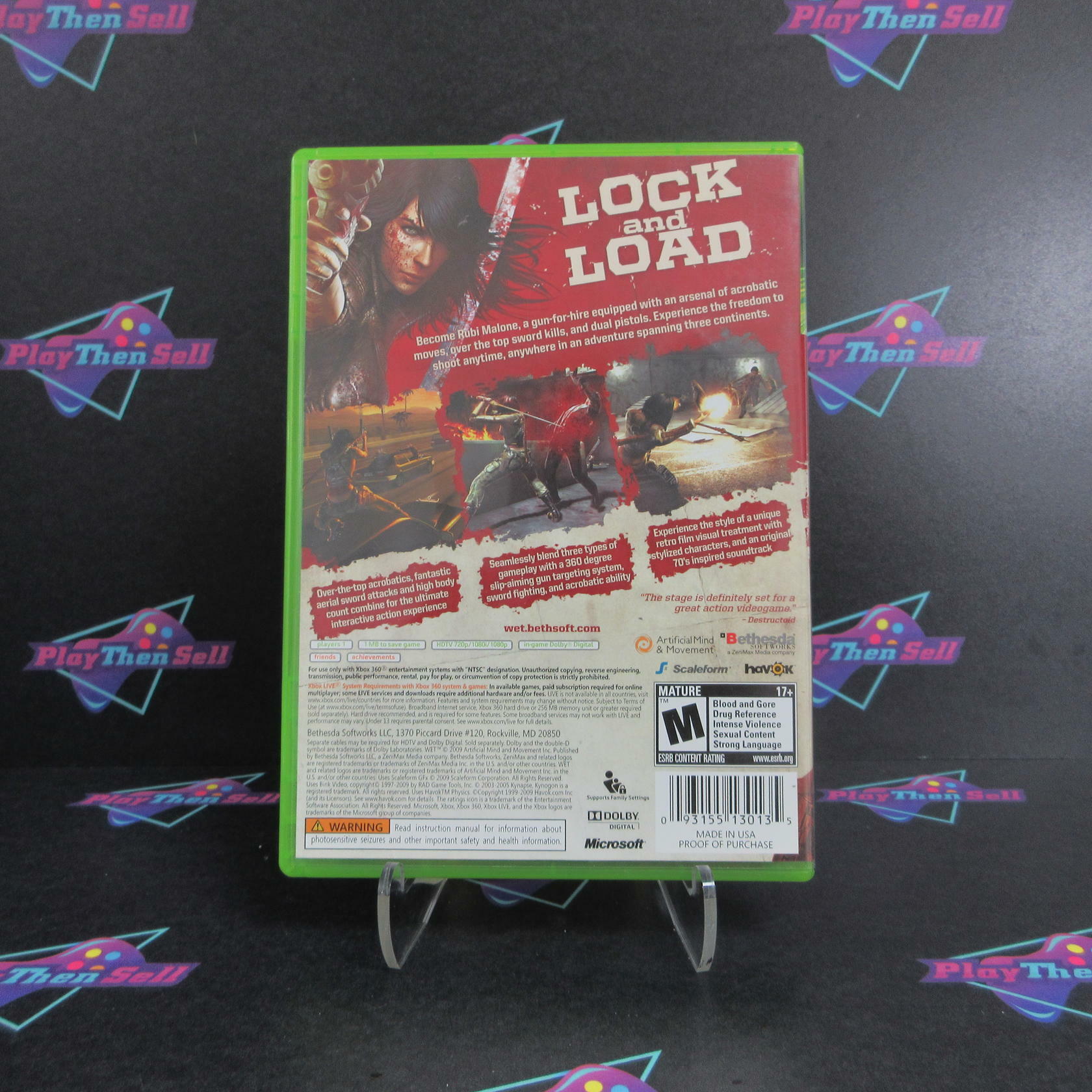 WET Xbox 360 Complete - Excellent
