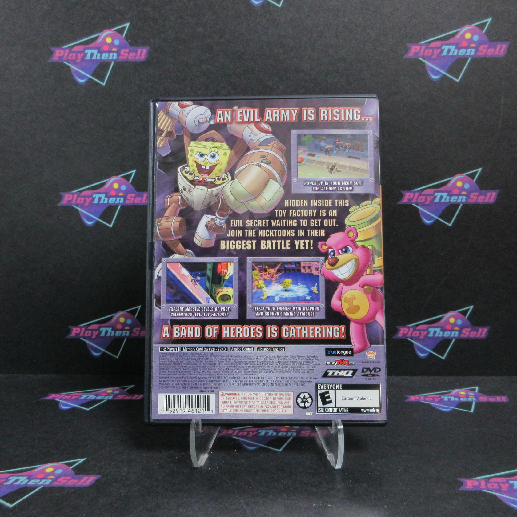 Nicktoons Attack of the Toybots PS2 PlayStation 2 Complete - Excellent