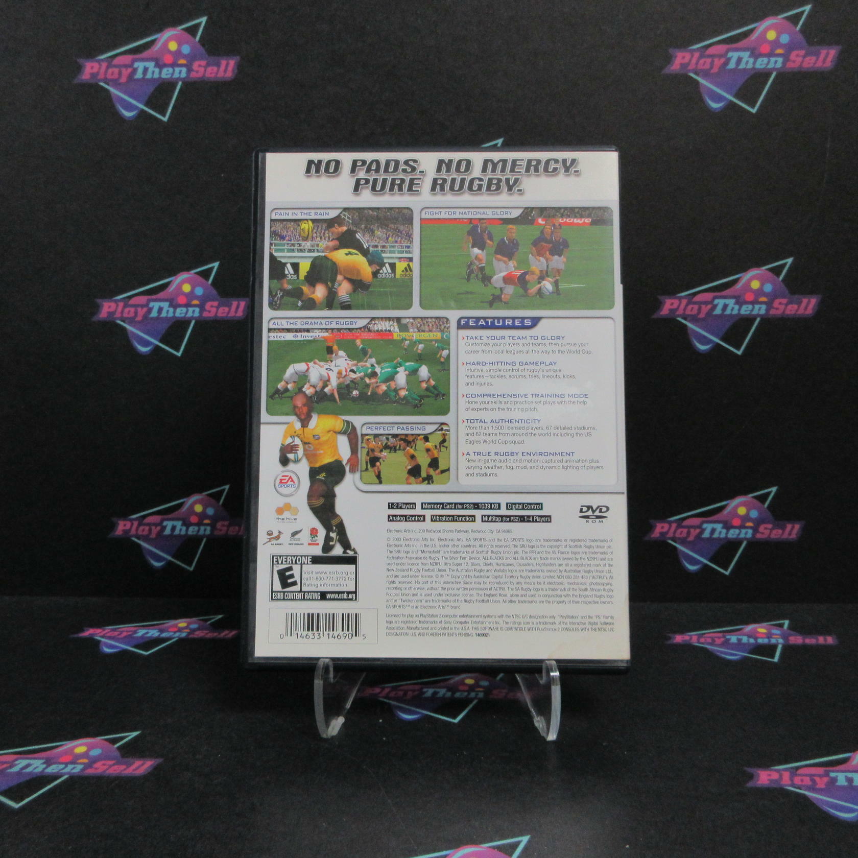 Rugby 2004 PS2 PlayStation 2 AD Complete CIB - Very Good