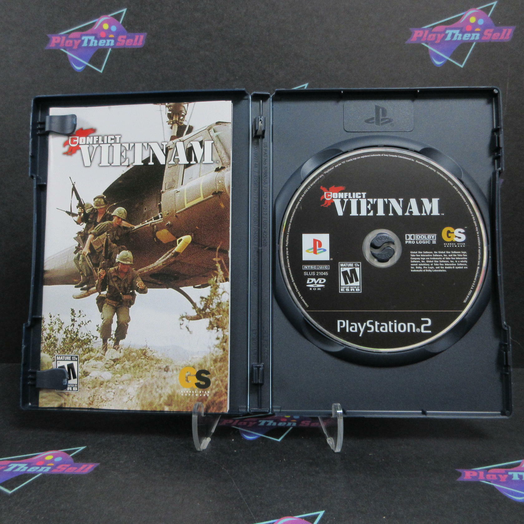 Conflict Vietnam PS2 PlayStation 2 AD + Reg Card Complete CIB - Very Good