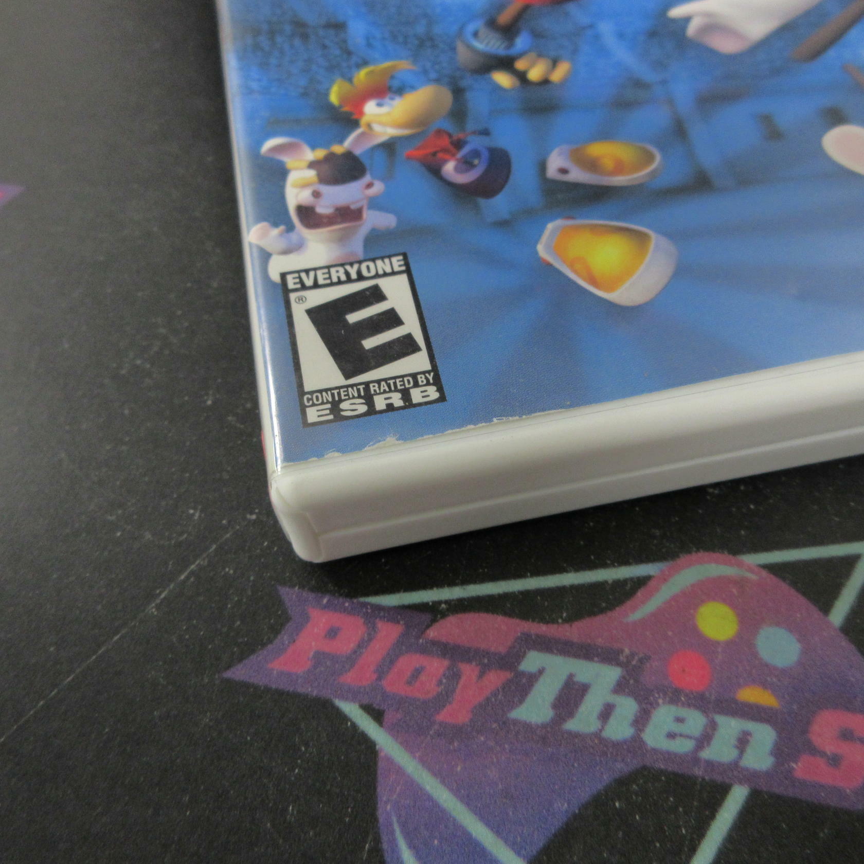 Rayman Raving Rabbids Nintendo Wii AD Complete CIB - Very Good