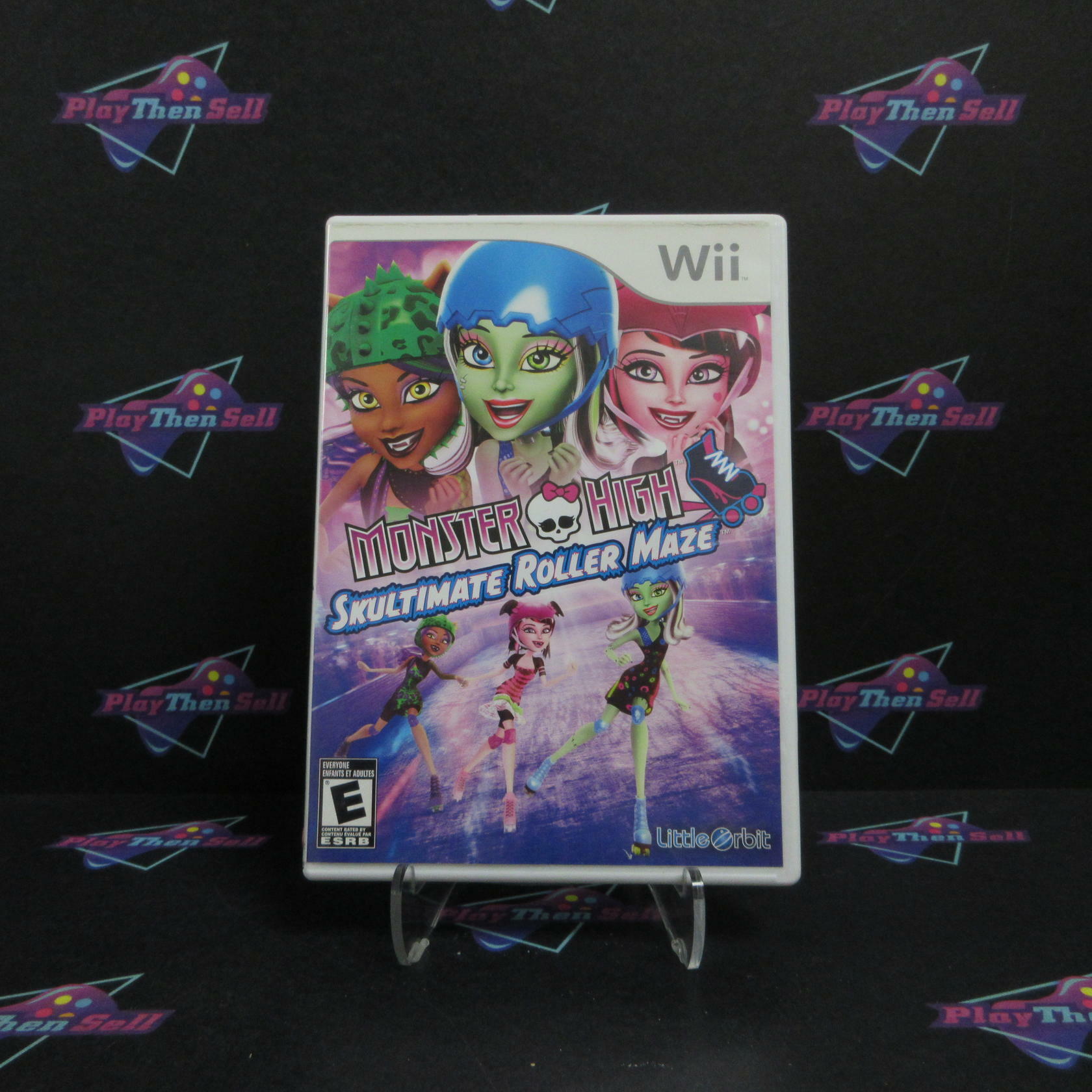 Monster High Skultimate Roller Maze Nintendo Wii AD/NM - Very Good